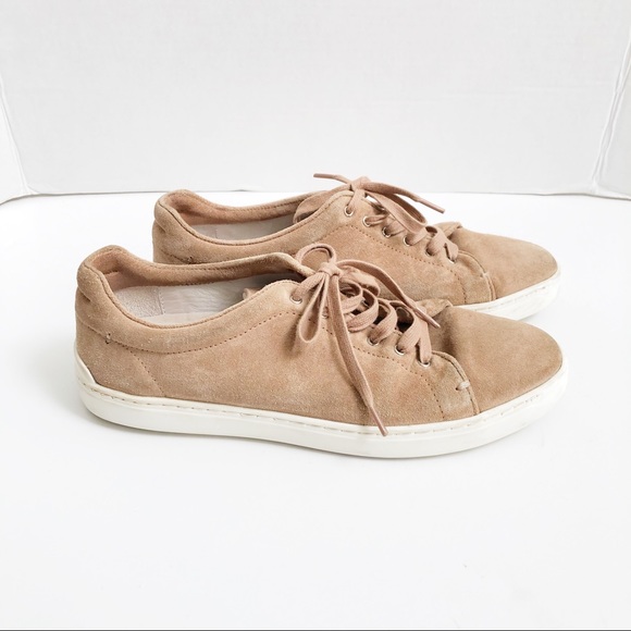 rag & bone Shoes - Rag & Bone Tan Suede Leather Lace Up Sneakers
